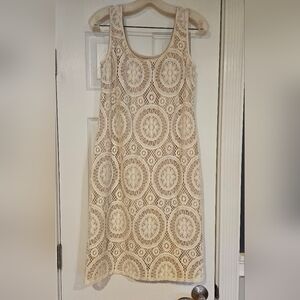 Sleeveless Lace Dress